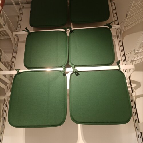 正品宜家家居代购艾奈里椅子垫坐垫34*34*1.5cm灰色绿色特价IKEA