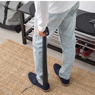 国内代购 宜家奥姆索鞋拔子长提鞋器老人穿鞋器长柄鞋溜子靴拔子