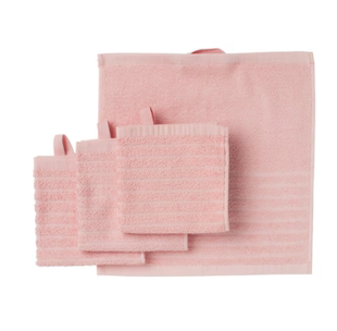 宜家国内代购沃格逊小方巾儿童毛巾纯棉吸水洗脸巾4件 30*30厘米