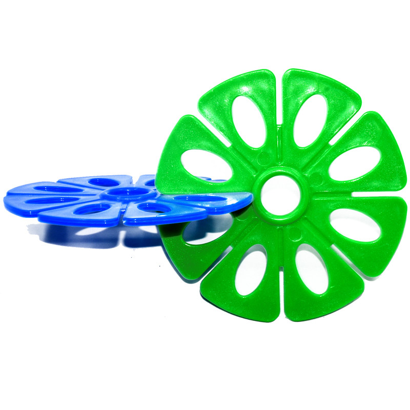 儿童圆形雪花片大号积木拼装拼插幼儿园宝宝益智百变花朵玩具论斤