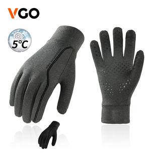 儿童手套保暖春秋青少年男女亲子款 VGO 防滑摇粒绒柔软舒适