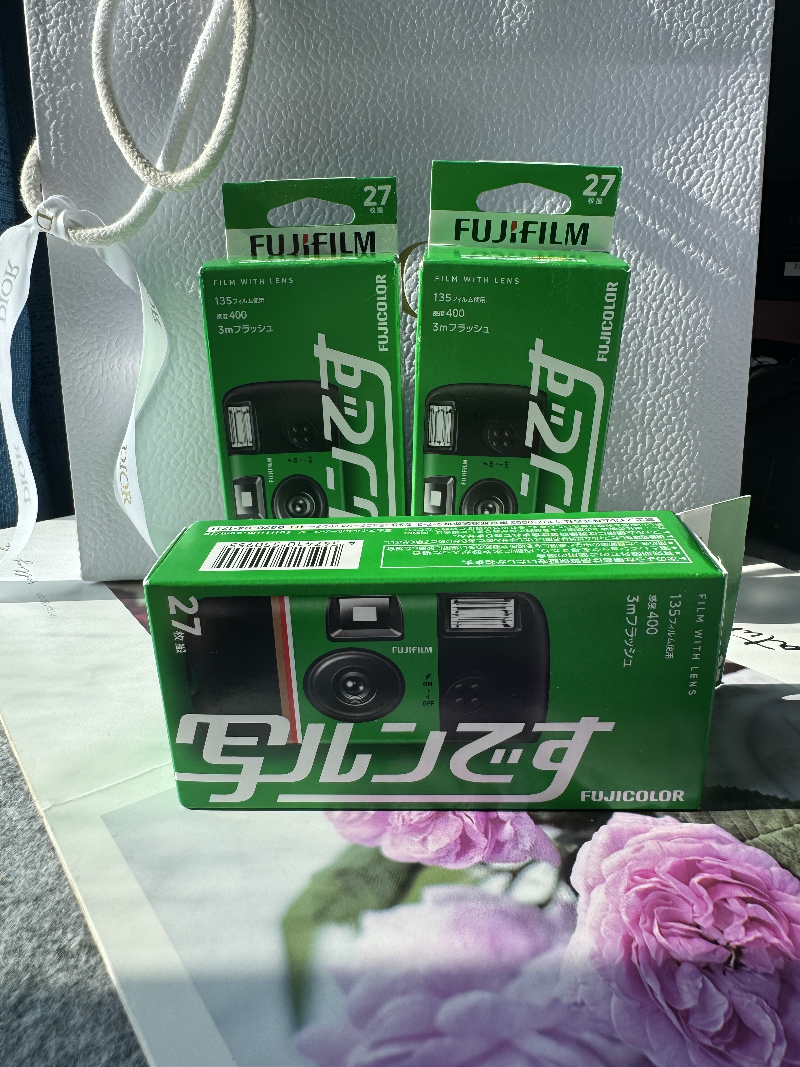 日本富士新版一次性相机一次性胶片胶卷相机生日礼物女 27张