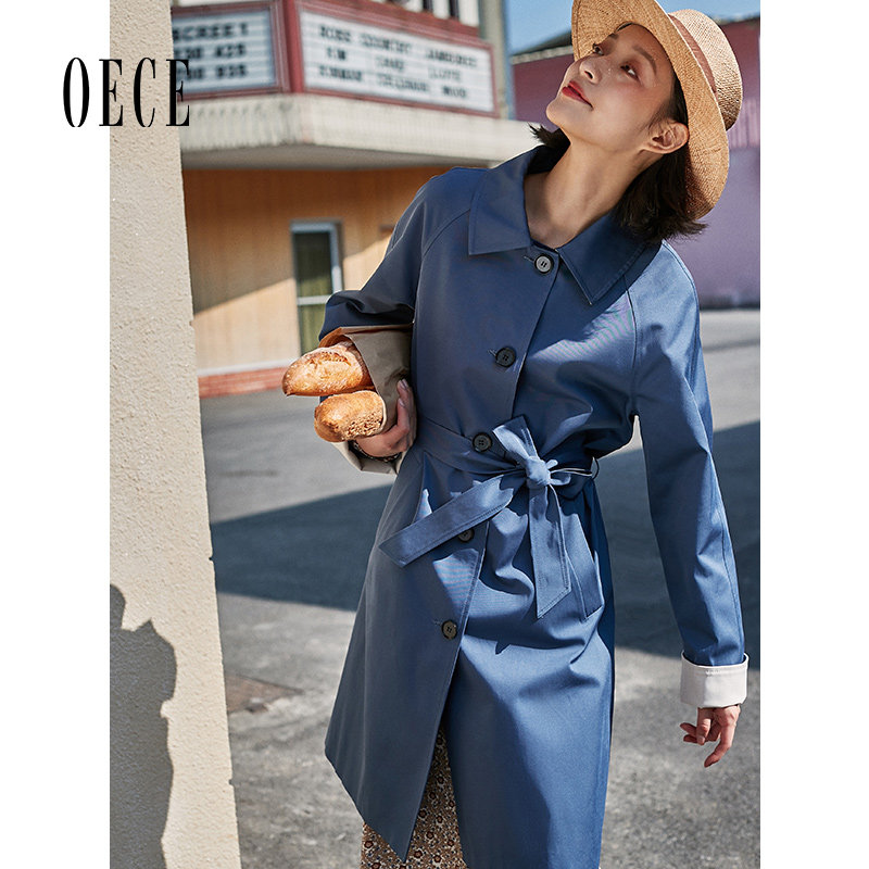 oece新款可甜英伦优雅风衣外套