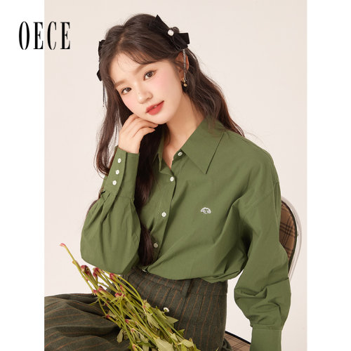 Oece气质设计感衬衫上衣