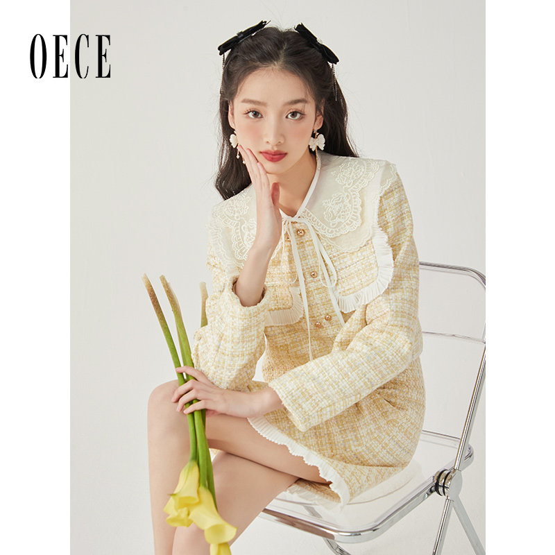 Oece高级感小香风外套秋季