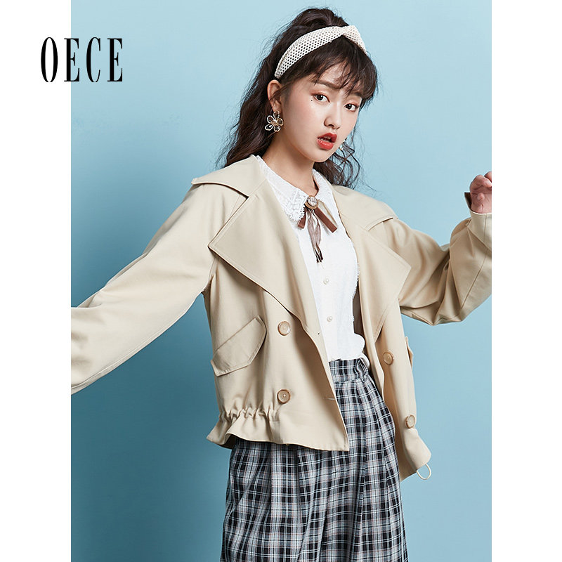 oece帅气个性英伦炸街风衣