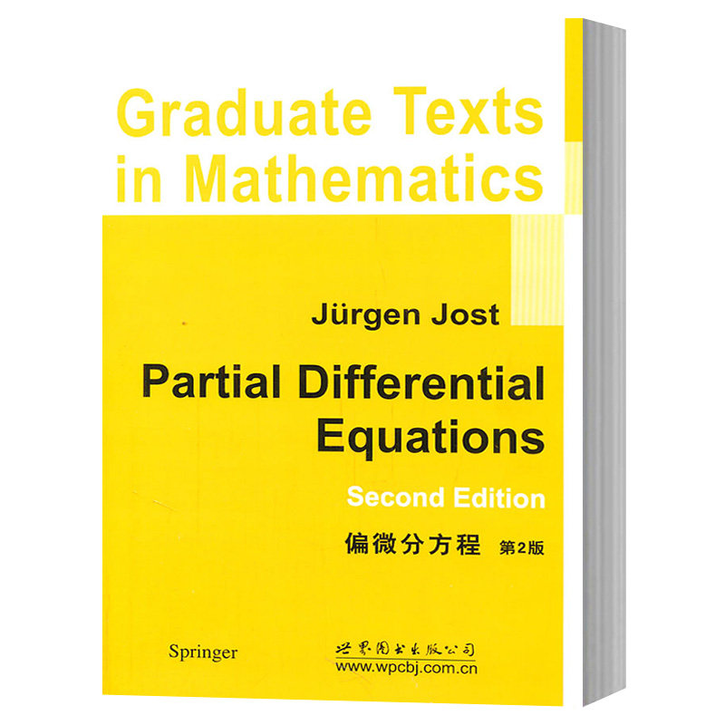 Partial Differential Equations 2nd Edition English version Jost world books publish company Partial Differential Equation 2ed/Jost Partial Differential Equations theory introduction course Mathematics textbooksin the Books/Magazine/Newspaper , Natural science , Mathematics  category - from Buy2taobao.com to provide professional Taobao agent buy service