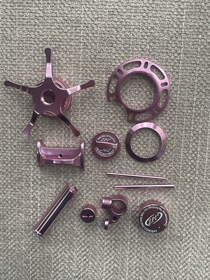 水滴轮改件适配阿布3.5代bf8 mgx deez8 ib8 alx bf7全套5色改装