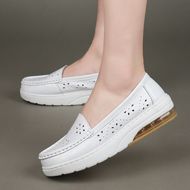 Way trở lại da thở không khí đệm y tá trắng giày phụ nữ giày dốc tới một bệnh viện mùa hè mới mềm đáy chống trượt