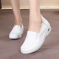 Way trở lại vào mùa xuân và mùa thu da mới trắng y tá giày dốc với nữ phi trượt mềm đế giày thở bệnh viện giày