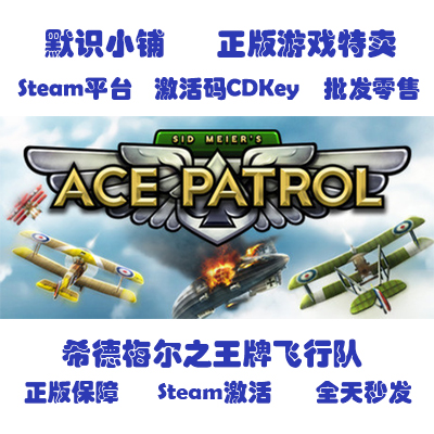 steam正版 Sid Meier’s Ace Patrol席德梅尔王牌飞行队全球key-封面