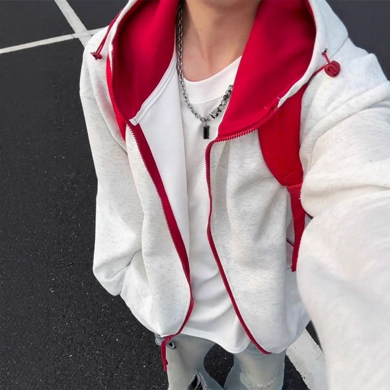 撞色anfit美式感高级硬挺潮牌