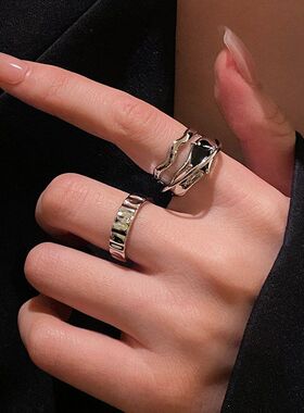 精致韩系锆石ins开口高级感小众