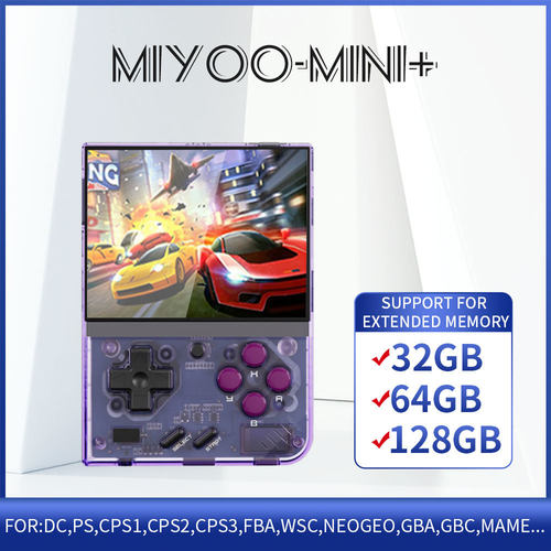 miyoo mini plus+跨境爆款掌上游戏机开源复古迷你经典GBA高清机