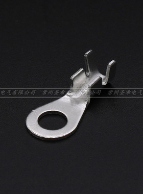 DJ431-5C接地片 接线端子厚0.8mm镀锡孔式接头5.2圆形接线片100只