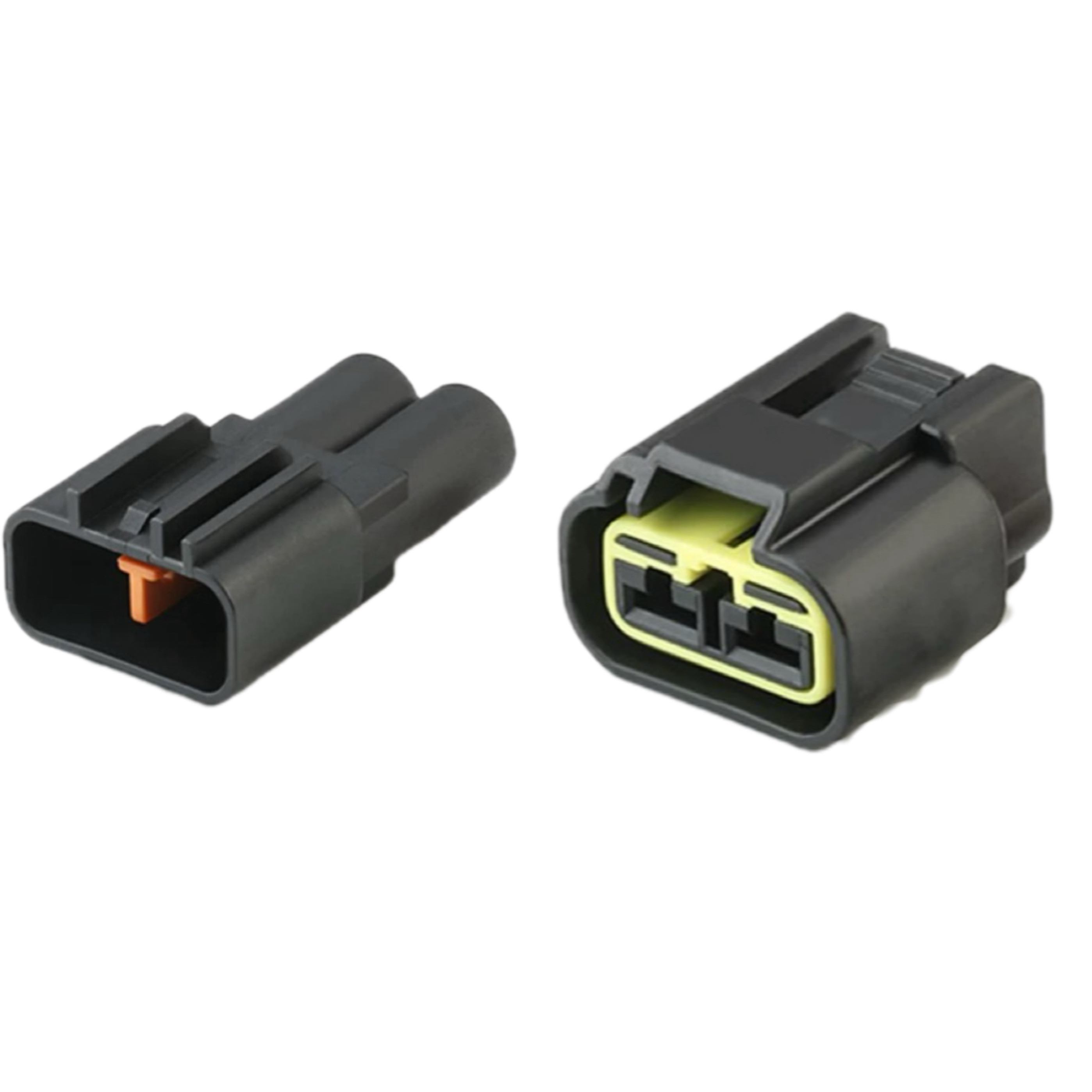 DJ7021Y-6.3-11汽车连接器插头2P防水QLW-A-2M-B接插件QLW-A-2F-B