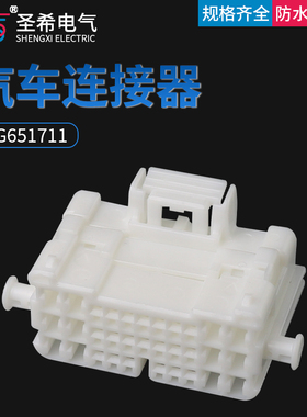 MG651711国产汽车线束插头32孔复合接插件 连接器 32PMG641707