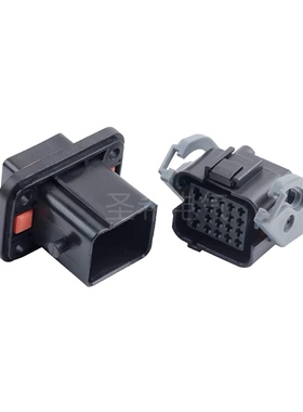 19孔防水接插件1192800MB灰色插头 1192800FB连接器19P