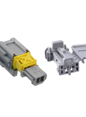 国产98822-1028汽车连接器线束配端子2P灰色插头接插件98817-1028