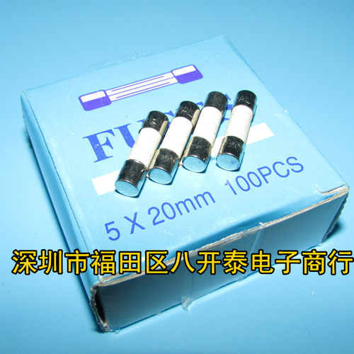 10A/250V F10AL250V 5*20mm 快断 10A 250V 不带引线脚陶瓷保险管