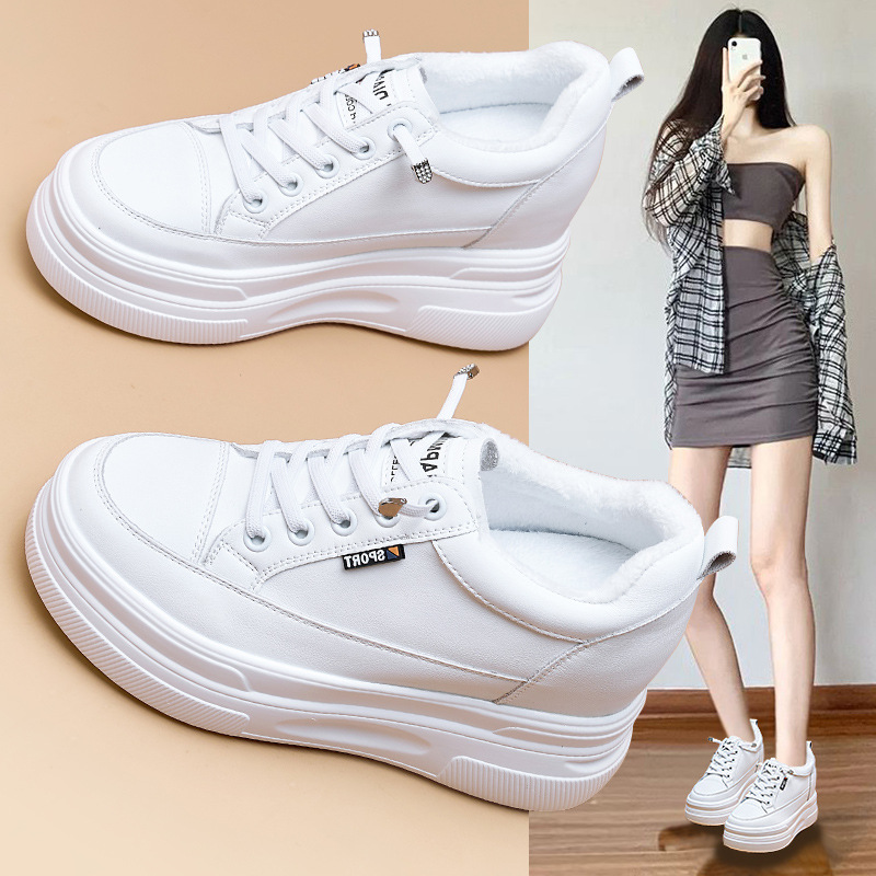 内增高女鞋显高显瘦加绒保暖