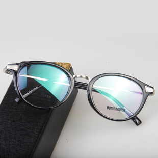 男女近视眼睛防辐射全框大框复古圆眼镜成品近视眼镜30026