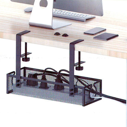 Table wire organizer Under Desk Cable Management Tray
