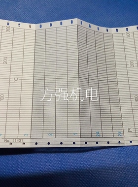 折叠式国产横河仪表记录纸NO.11431 0-300℃ NO.114-1-321