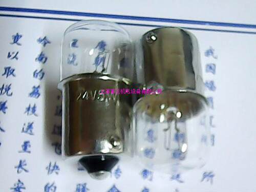 指示灯泡机床仪表灯珠单触点BA15S220V10W24V130V5WT16*35平头
