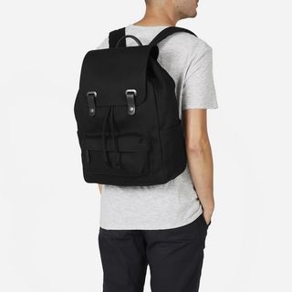 美国EVERLANE The Twill Snap Backpack帆布电脑双肩背包现货