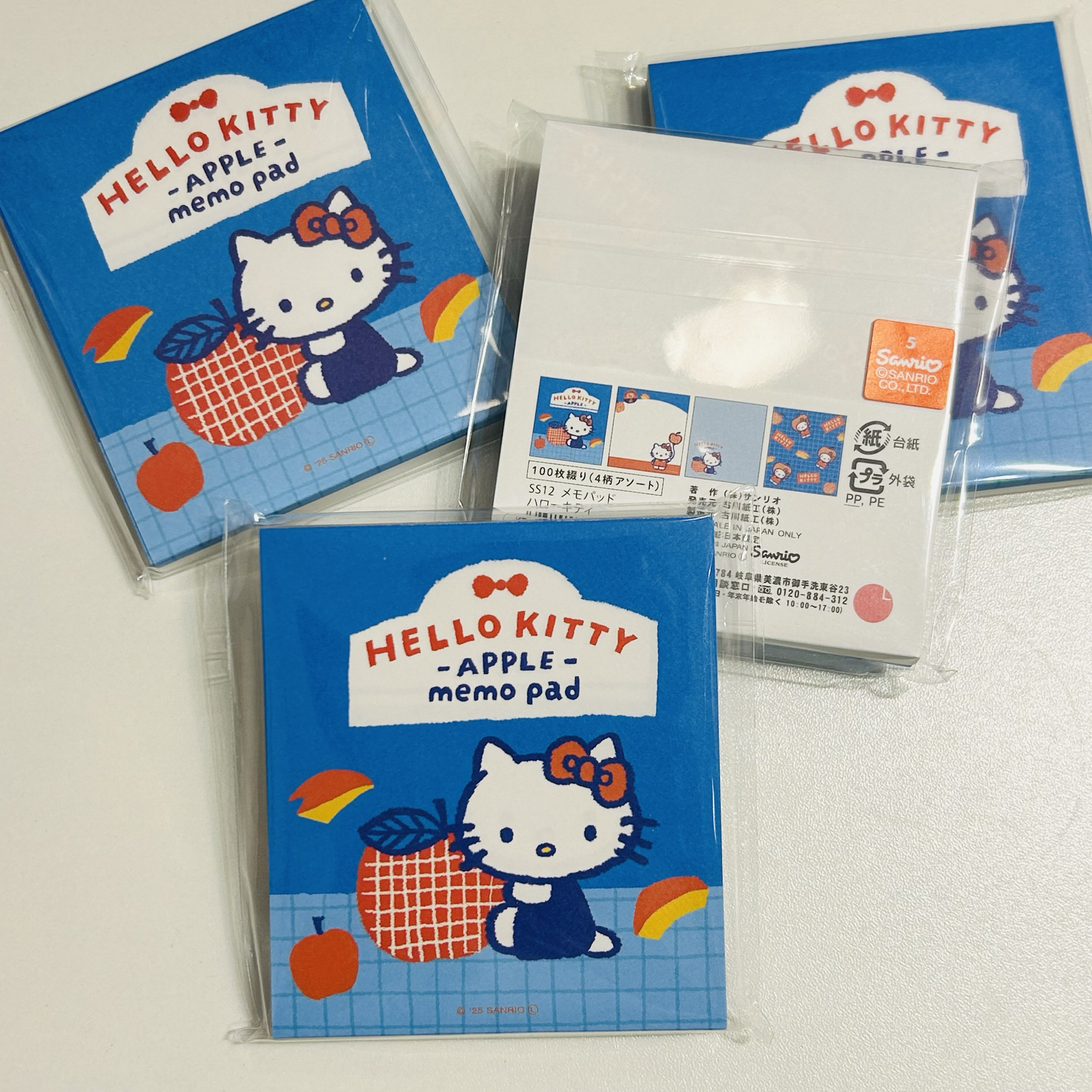 BLS本岸现货日本进口hellokitty石川纸工新款便签本便条纸记事本