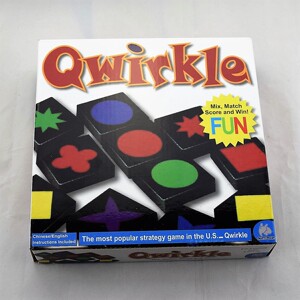 qwirkle 扣扣棋美国迈得维木制英文游戏棋儿童棋桌面益智游戏正品