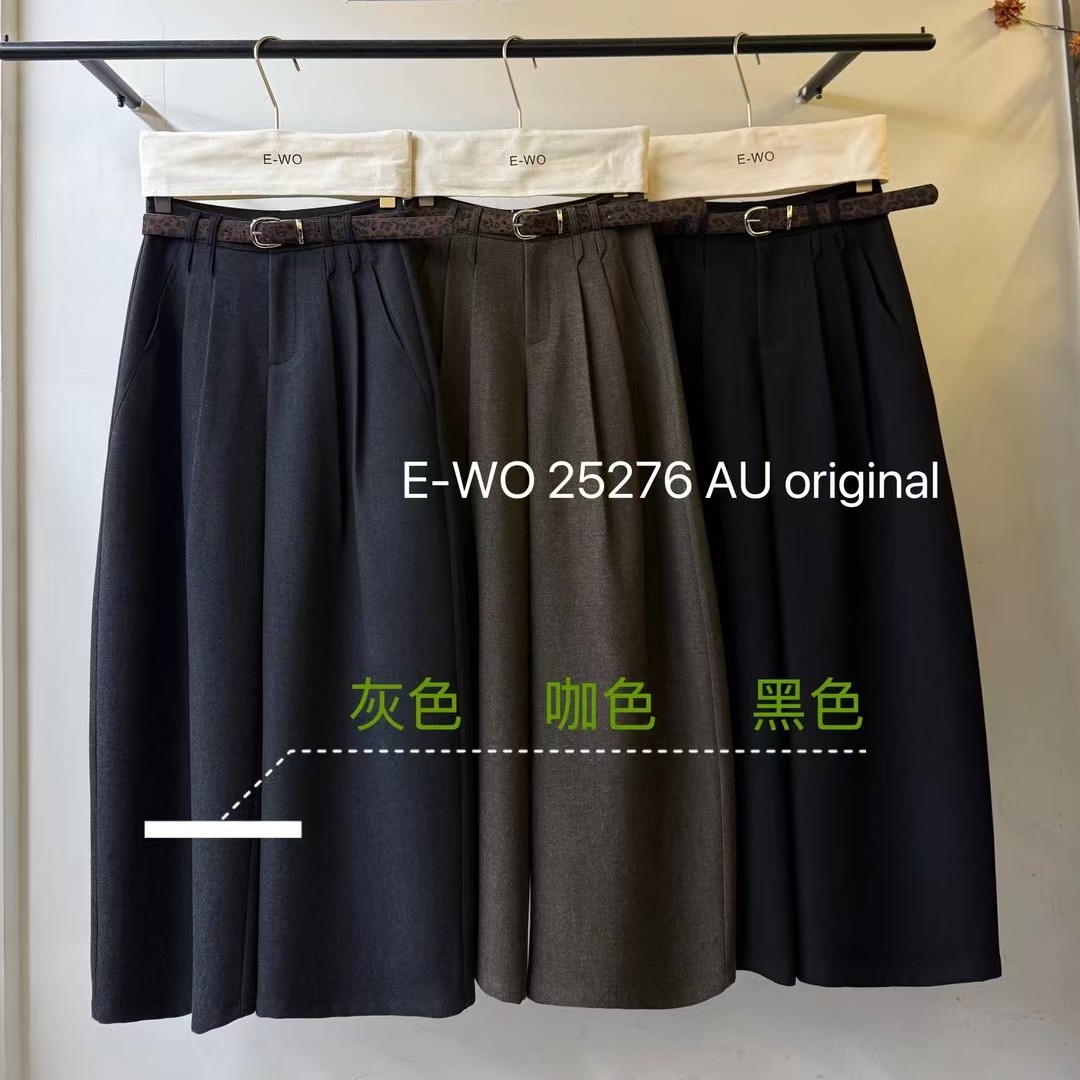 秋冬高腰阔腿裤垂坠感高级气球裤