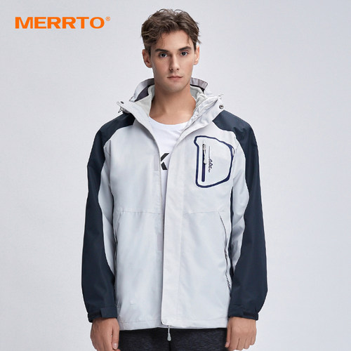 迈途冬季户外春秋登山服冲锋衣男