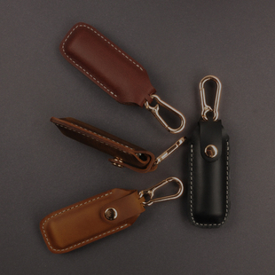 手工 牛皮皮套 适用于 Type-C 双接口 USB 优盘 保护套