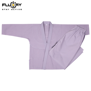 FLUORY巴西柔术道服儿童柔道服男女童柔术服BJJ柔道训练服巴柔