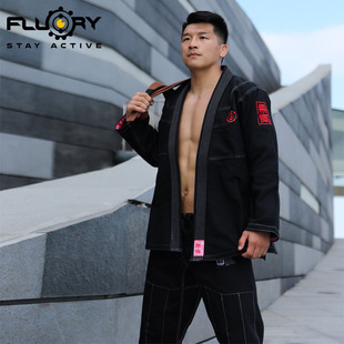 FLUORY火垒巴西柔术道服男女BJJ GI无悔成人柔道道服专业武道服