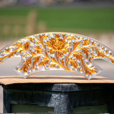 便携折叠金银错3D打印圆弧等肩冠