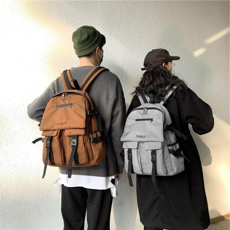 胡桃匣子包女ins潮流百搭双肩包户外休闲旅行大学生多功能校园电