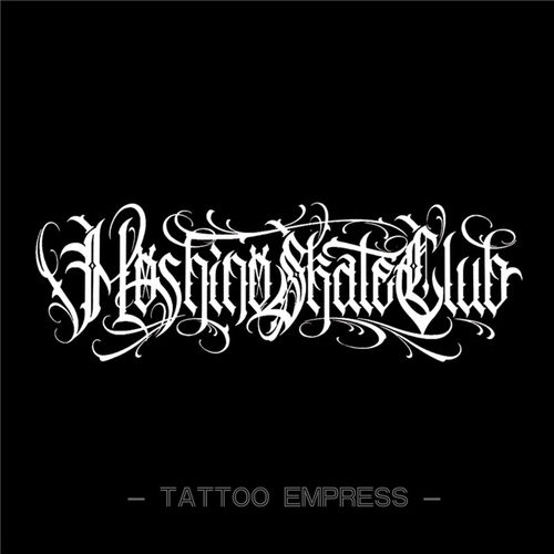 刺青女王TATTOO EMPRESS草本果汁纹身贴花体字母哥特手臂逼真持久