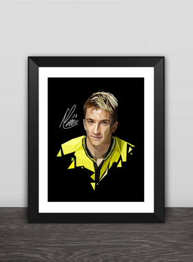 罗伊斯WPAP款相框  REUS球迷礼品相框 罗伊斯照片墙桌摆球迷摆件