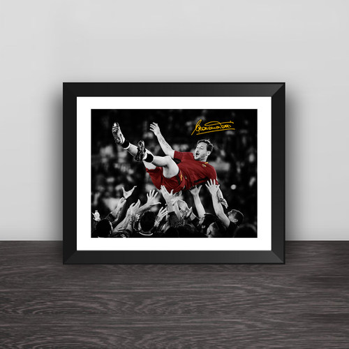 罗马王子托蒂告别罗马队纪念相框足球酒吧装饰TOTTI球迷礼物摆件