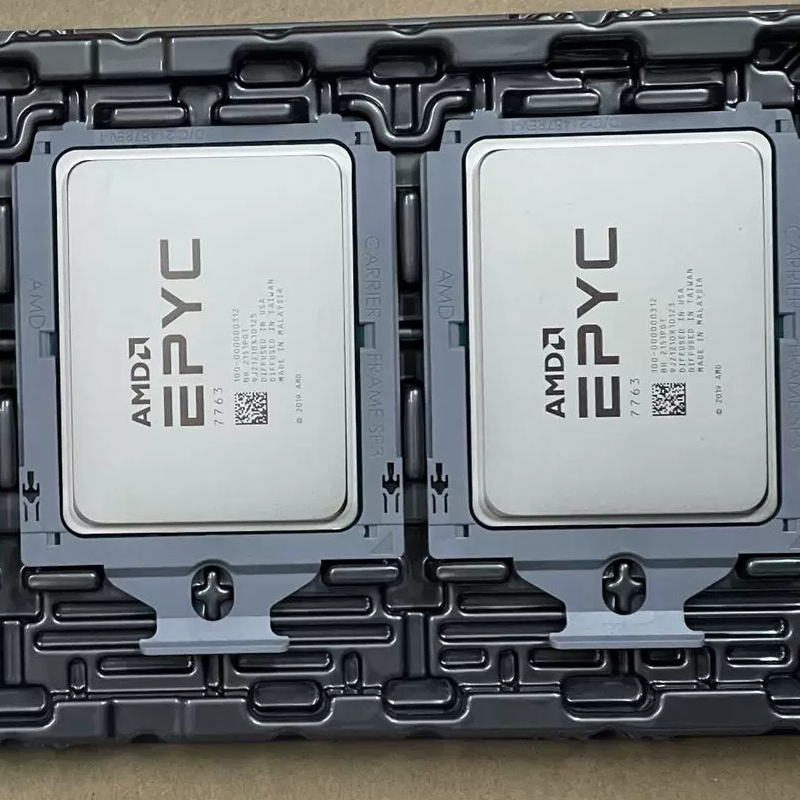 AMD epyc7763正式版无锁质保一年64核心128线程 2.45主频 7742