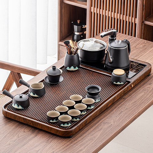 唐丰茶具套组2025新款全自动茶盘家用茶台烧水壶一体式一整套茶道