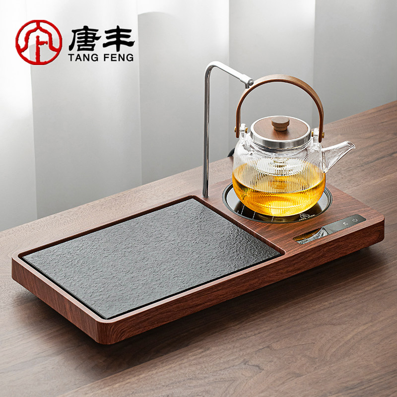 唐丰茶盘小型家用2025新款全自动上水烧水煮茶一体茶台功夫茶托