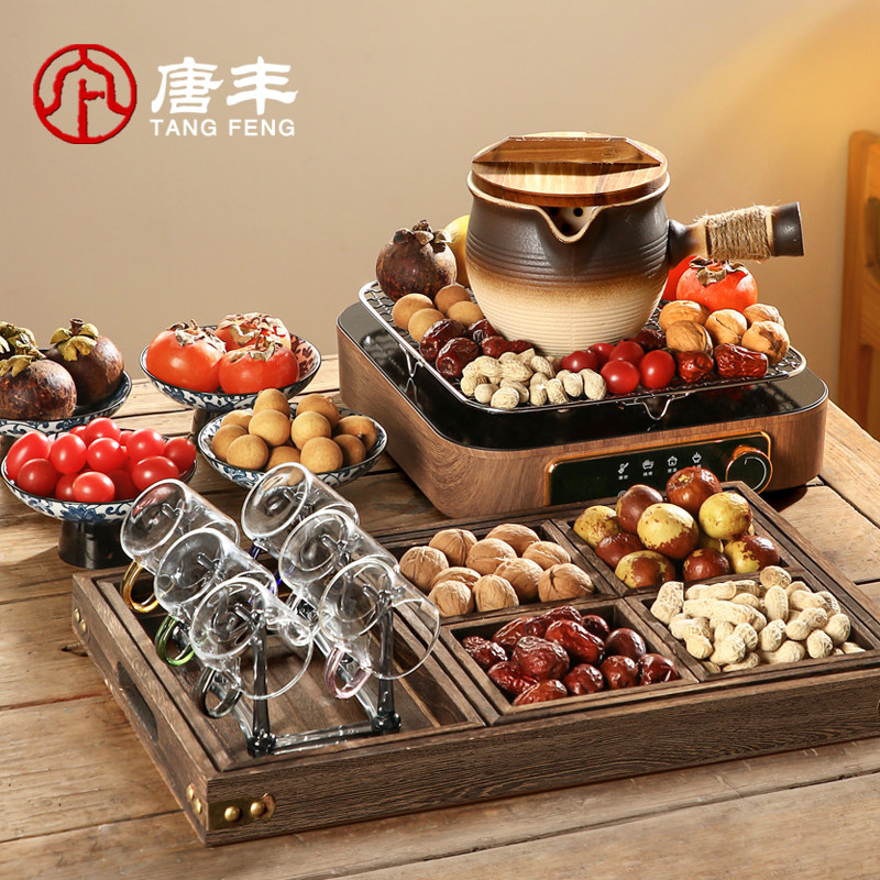 2025新款围炉煮茶电炉罐罐茶炉一整套网红煮茶器烤奶茶罐煮茶壶
