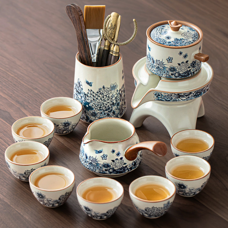 泡茶专用茶具套装轻奢高档高端大气家用2025新款汝窑懒人泡茶神器,餐饮具,功夫茶具,淘宝优惠券,粉丝福利购,淘宝优惠卷