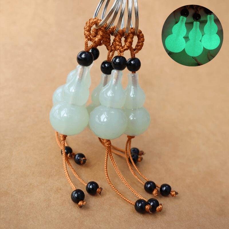创意夜光葫芦钥匙扣福禄安康汽车钥匙链挂件男女随身挂饰个性礼物,节庆用品/礼品,钥匙扣,淘宝优惠券,粉丝福利购,淘宝优惠卷