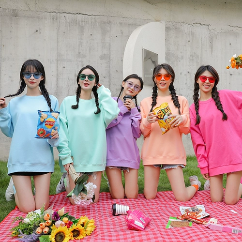 Демисезонный свитшот для школьников подходит для мужчин и женщин, делается под заказ, свободный крой