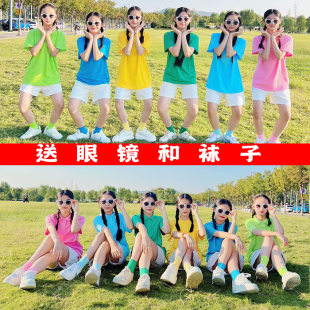 彩色短袖polo衫班服工作服闺蜜装团宽松透气翻领t恤建男女文化衫